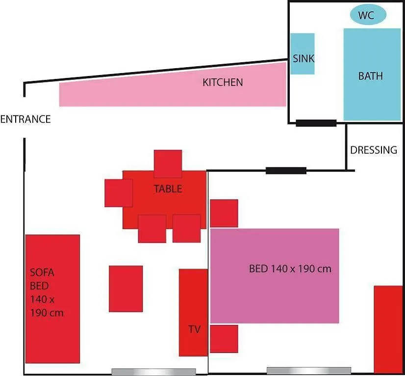 Apartament Constance - Montmartre Paryż